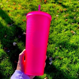 Starbucks Tumbler Venti Pink Studded NWT